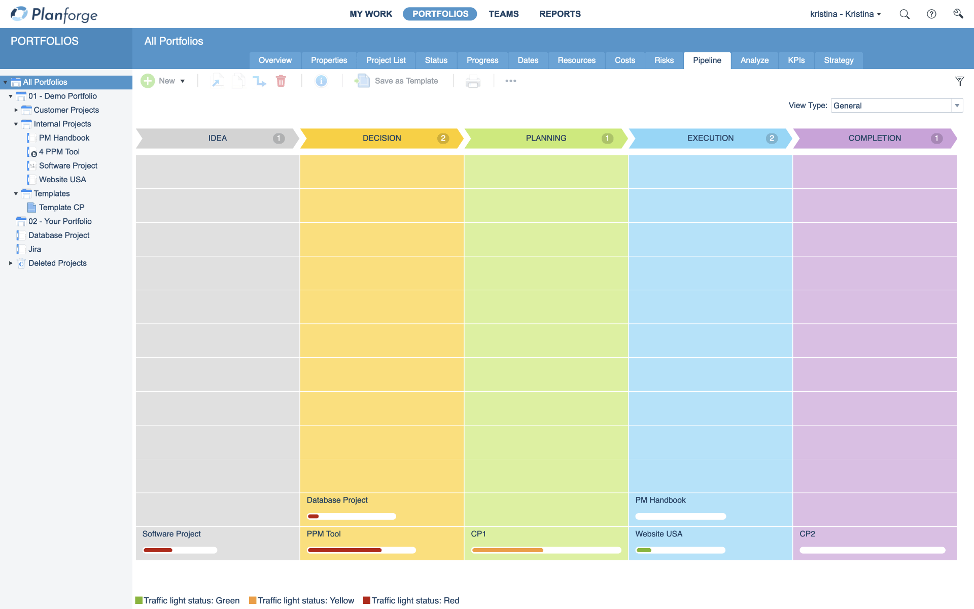 Projekt Pipeline Planforge Software