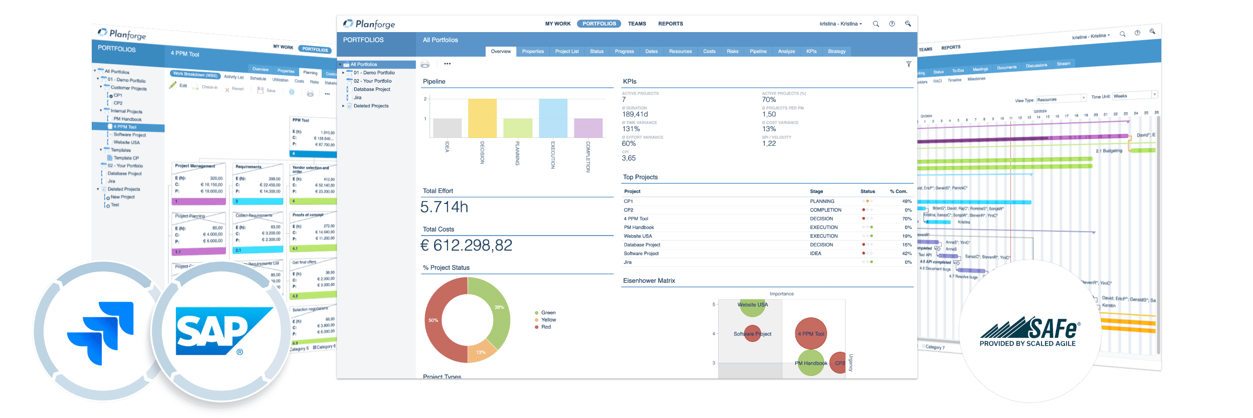 Projekt und Portfoliomanagement Software von Planforge