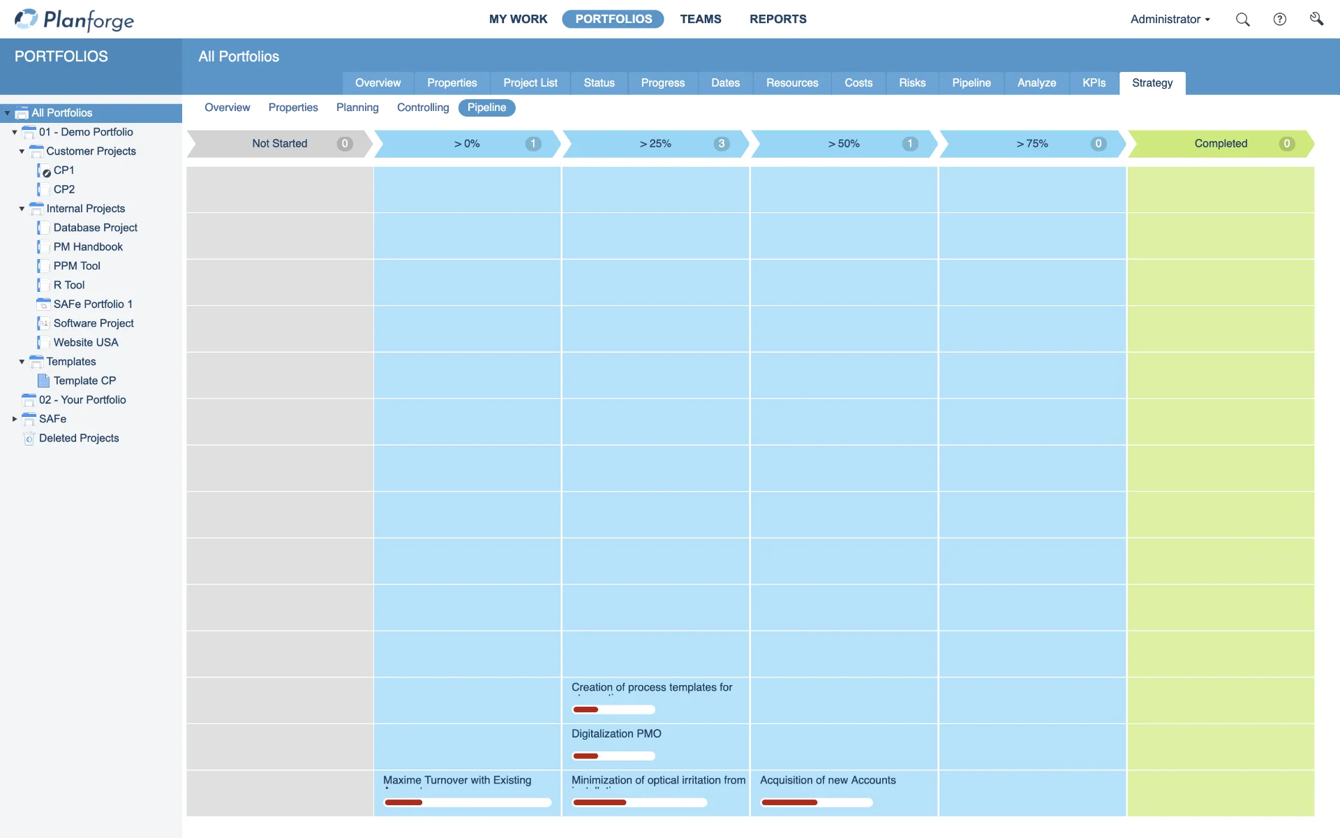 Strategic-Management-Pipeline-Objectives-Software-by-Planforge