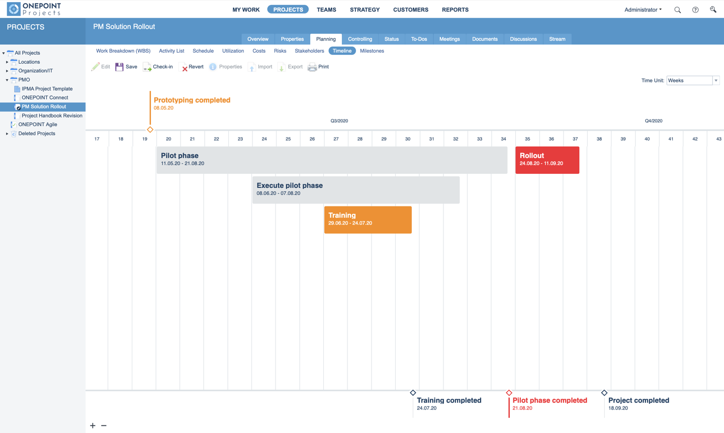 timeline-view (Image: ONEPOINT Projects)